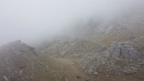 Μajestic-mountain-landscapes,-with-stunning-valleys,-and-rugged-terrain-|-Aerial-Flight-Footage-of-Greek-mountains-in-the-Peloponnese-region