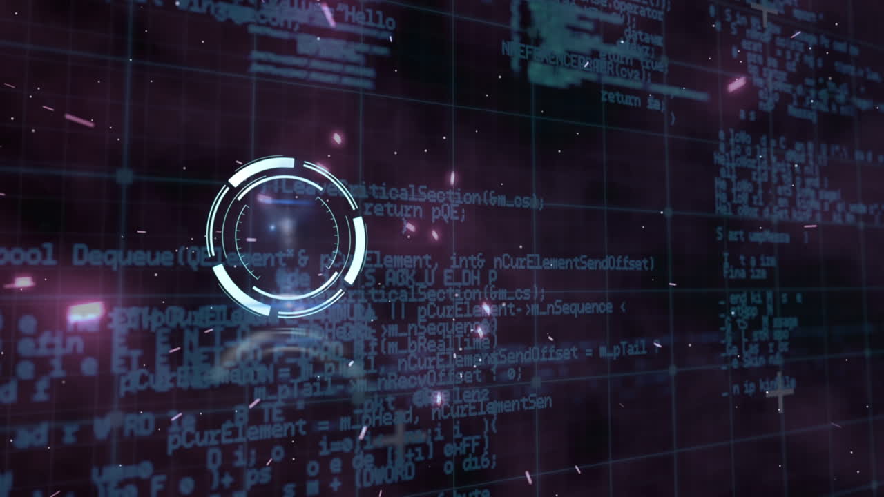 Animation of scan scope over data processing