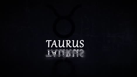 Taurus-zodiac-sign-animated-presentation-revealed-through-electric-storm