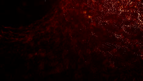 partículas de polvo abstracto luz bokeh títulos de movimiento bucle de fondo cinematográfico