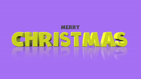 Cartoon-Merry-Christmas-text-on-a-vibrant-purple-gradient