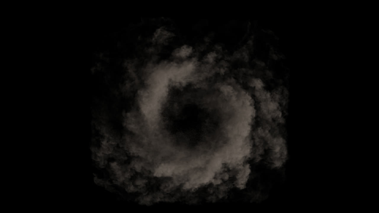 efectos abstractos de humo y polvo