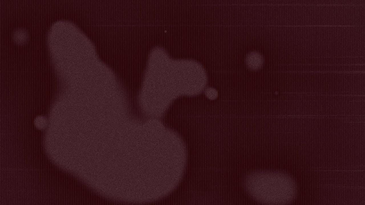 animación de múltiples manchas rojas y líneas que se mueven en un bucle sin costuras