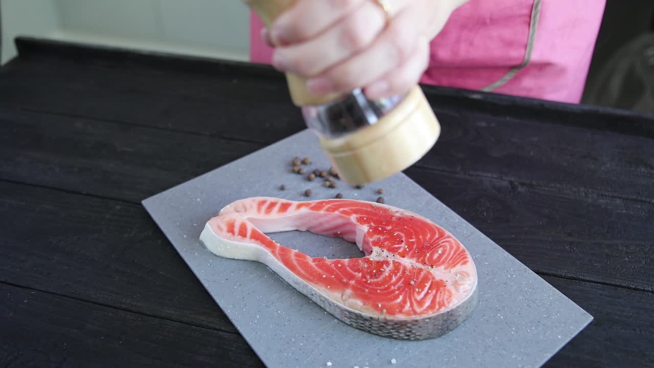 연어를 준비하는 것