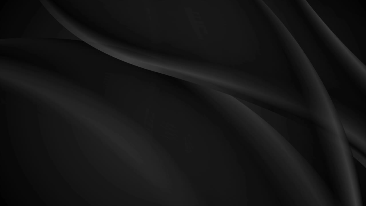 抽象的な黒い滑らかなぼかし波のモーション背景