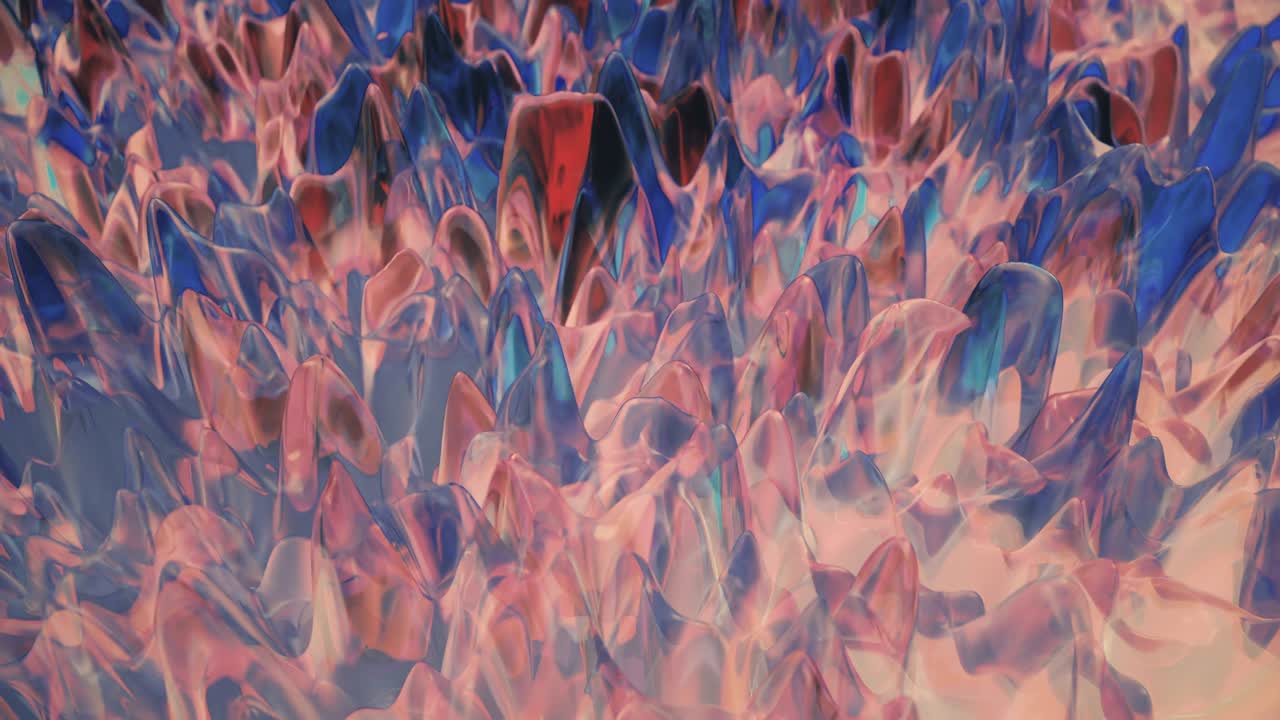 4k 추상적인 젤라틴 액체