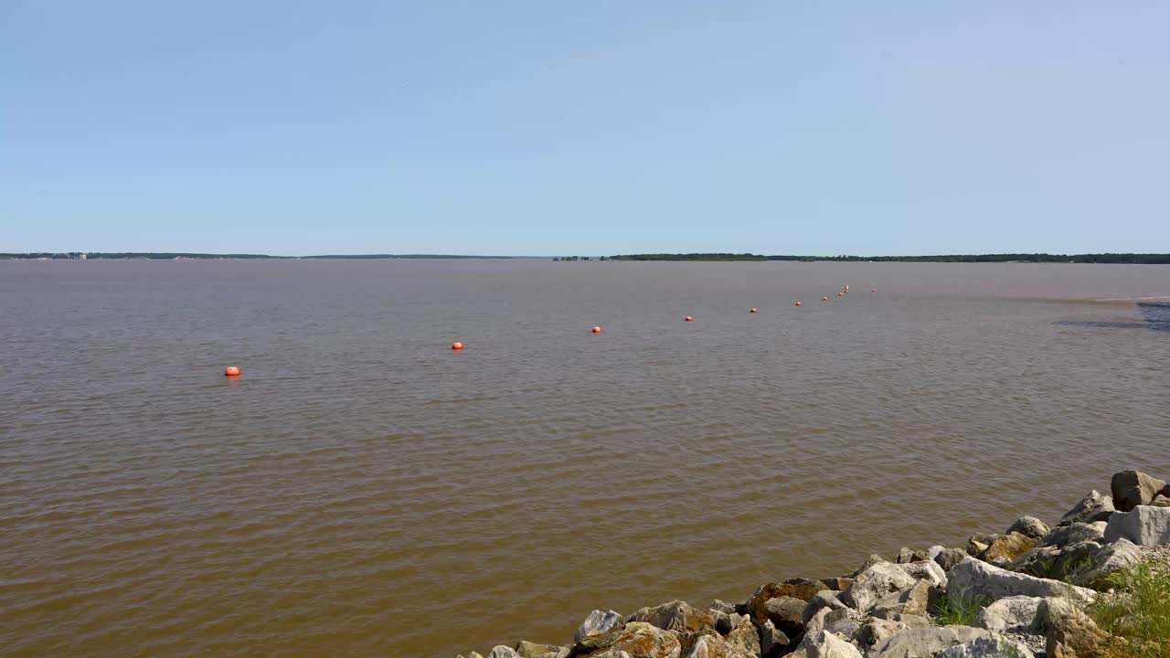 Static video of Lake Texoma after flooding in May 2025