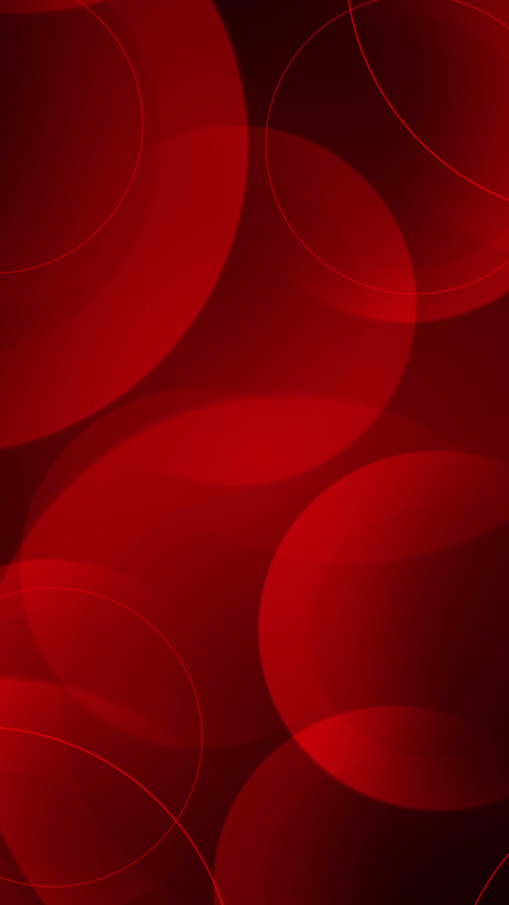 Sfondo circolare rosso rubino, bolle traslucide, strati sfumati luminosi, texture minimale elegante, amore