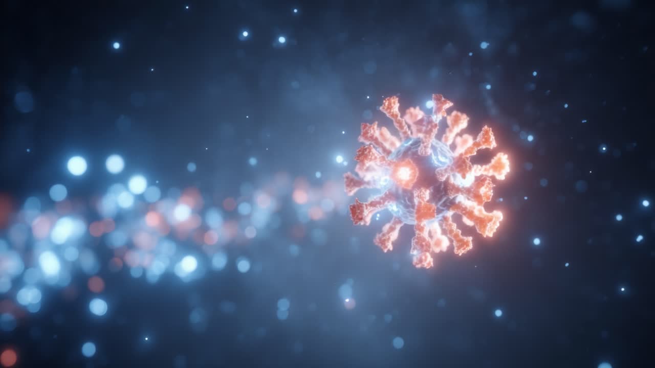 A Stunning Visual Representation of a Snowflake with Glimmering Lights, Capturing the Beauty and Intricacy of Winter's Frozen Designs in a Dreamlike Environment