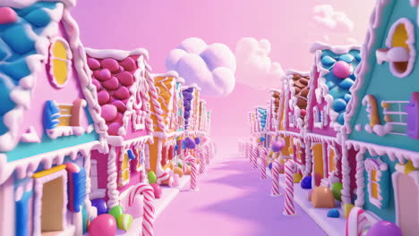 candy cane lane: a whimsical gingerbread town
