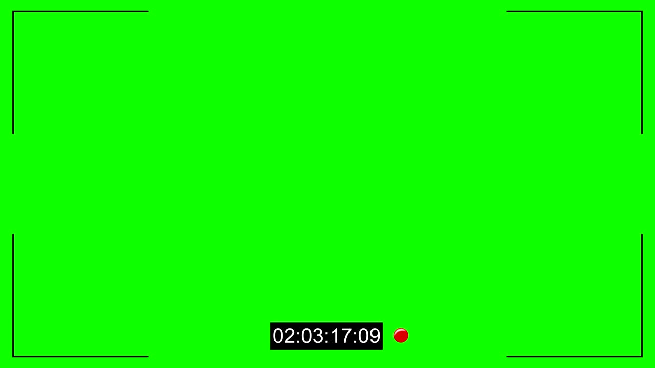 CCTV cam noise and timecode chroma key