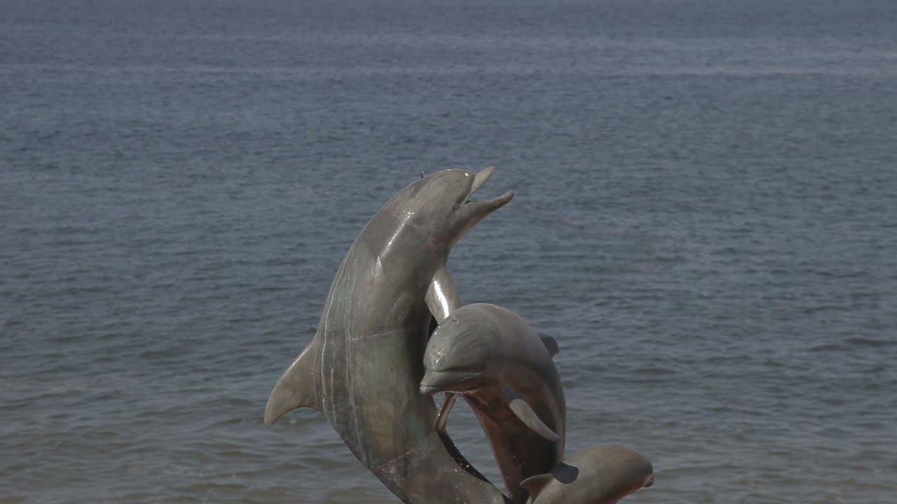 статуя дельфина пуэрто-валларто 00