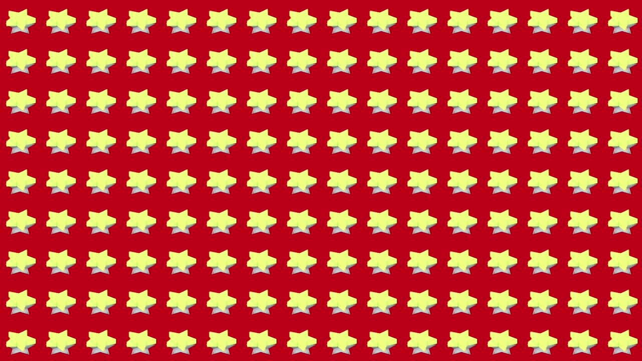 fondo isométrico abstracto estrellas amarillas movimiento arriba y abajo