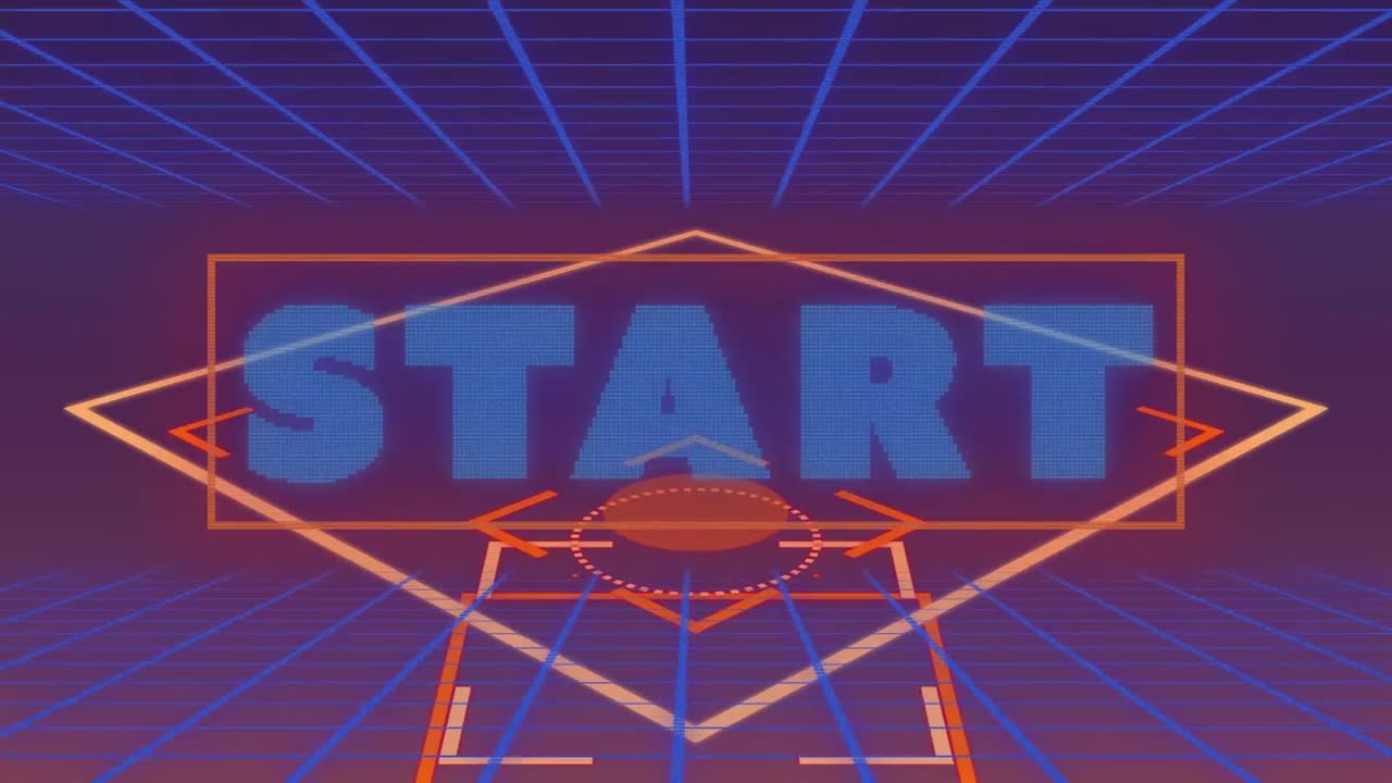 모양 위의 시작 텍스트의 애니메이션