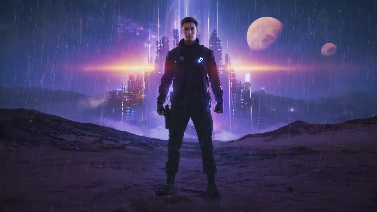 Futuristic Sci-Fi Scene