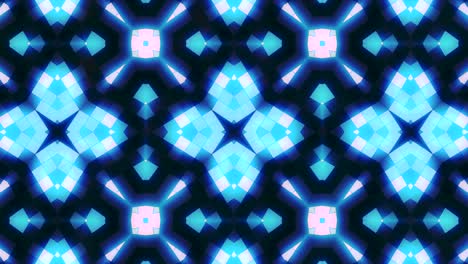 kaleidoscopio en movimiento. gráficos en movimiento de 4k