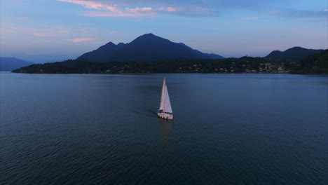 Sunset-paints-Lake-Maggiore