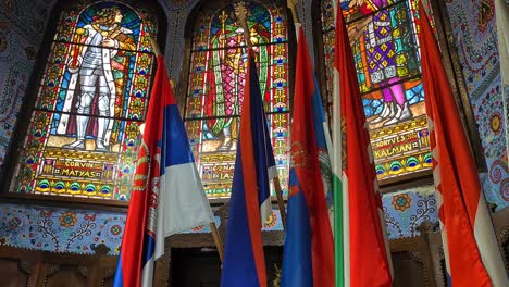 interior of subotica city hall, serbia