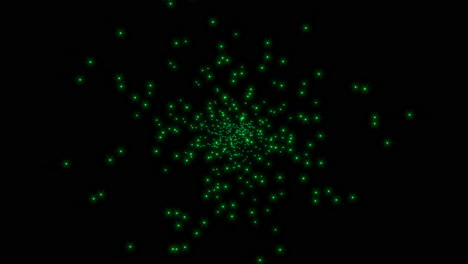 Green-stars-and-glitters-in-dark-and-deep-galaxy