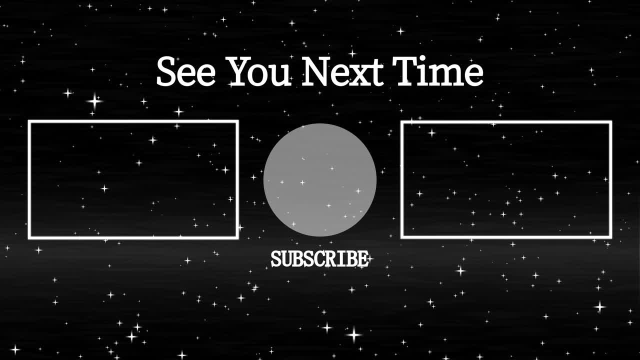 럭셔리 엔드 카드 엔딩 스크린 모션 그래픽