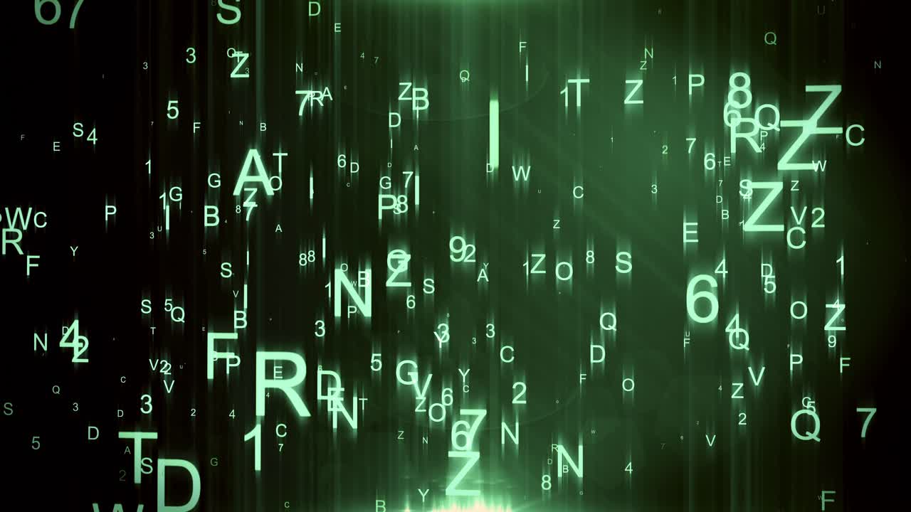 Abstract Matrix Code Background