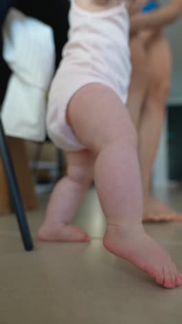 el bebé aprende a caminar