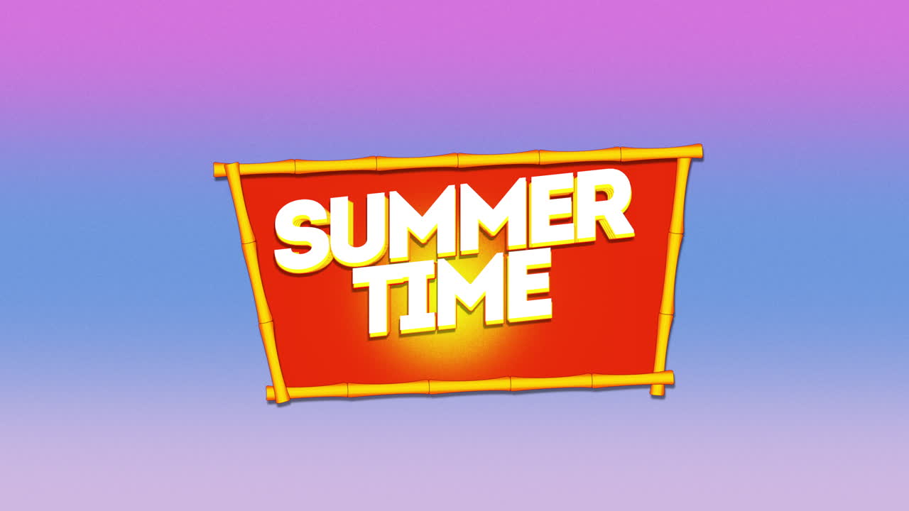 horario de verano en madera roja en textura púrpura