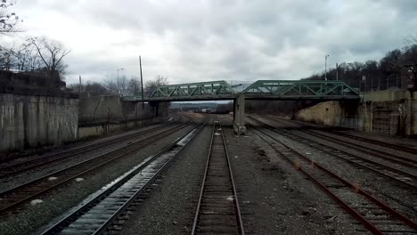 Aéreo---Vías-Del-Tren-De-Pittsburgh---Día