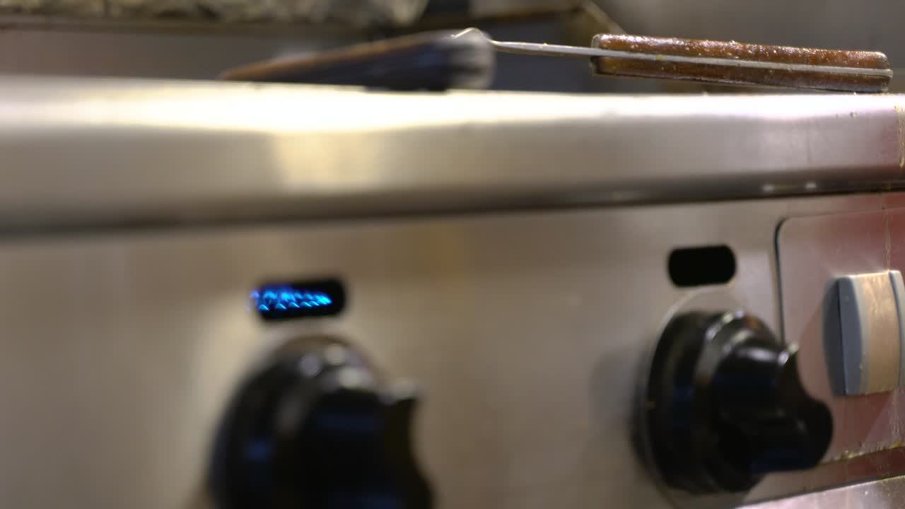 Hot blue flame