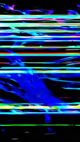 arte de glitch abstracto