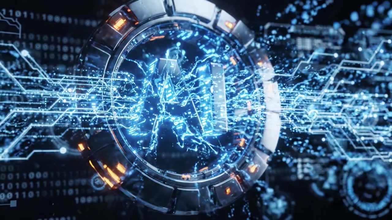 Esplorando l'evoluzione dinamica dell'intelligenza artificiale: Uno sguardo al futuro della tecnologia con elementi visivi coinvolgenti e design innovativi.