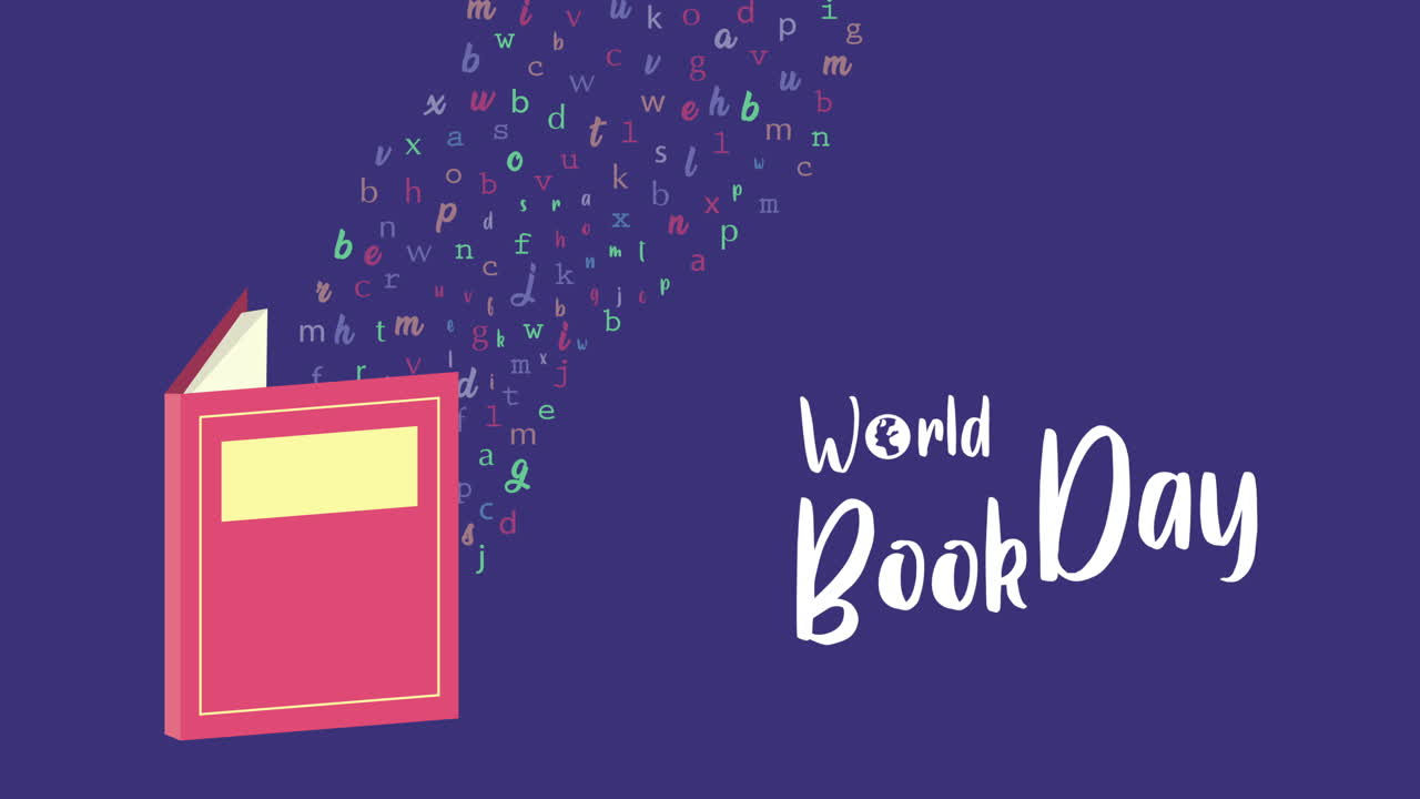 animación para la celebración del día mundial del libro