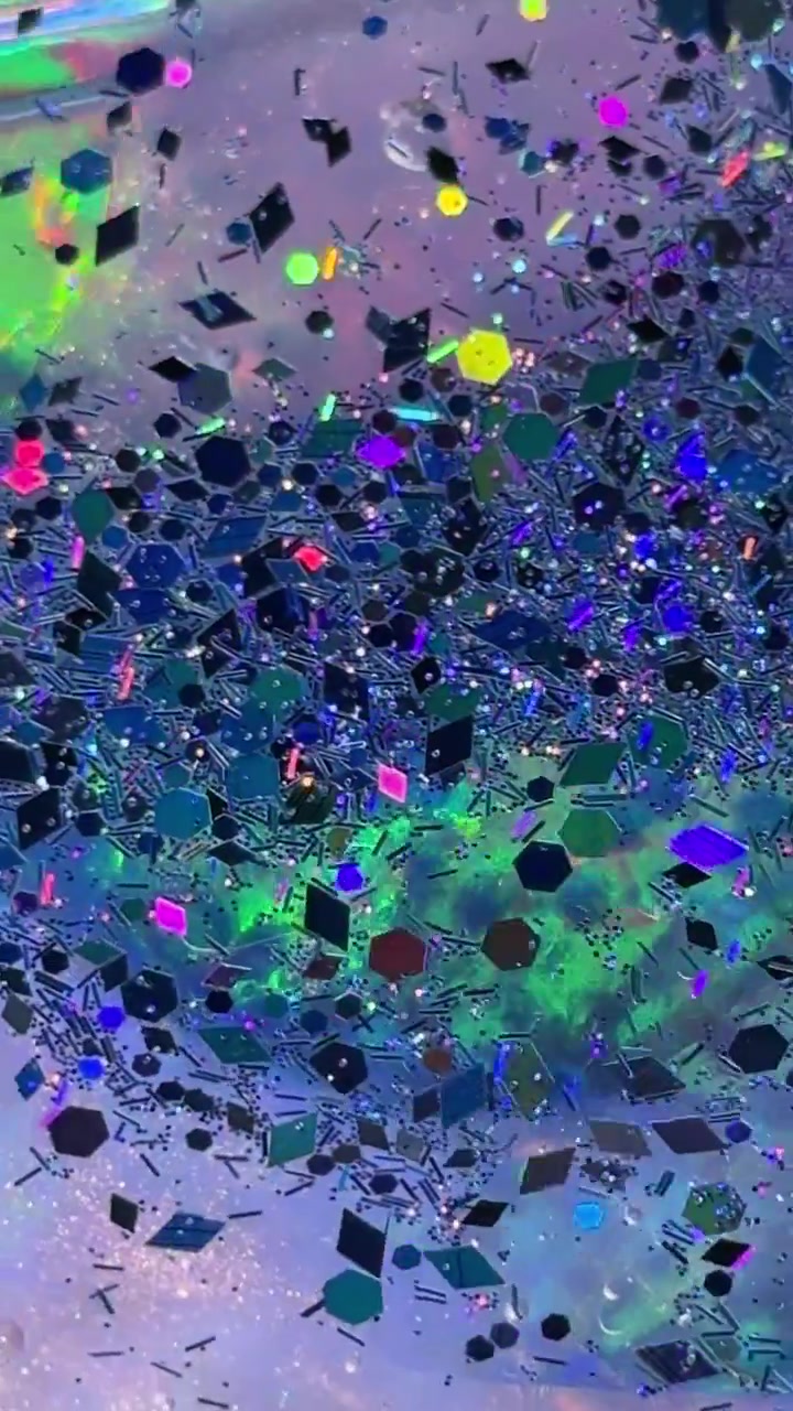 Sfondo astratto olografico scintillante con glitter
