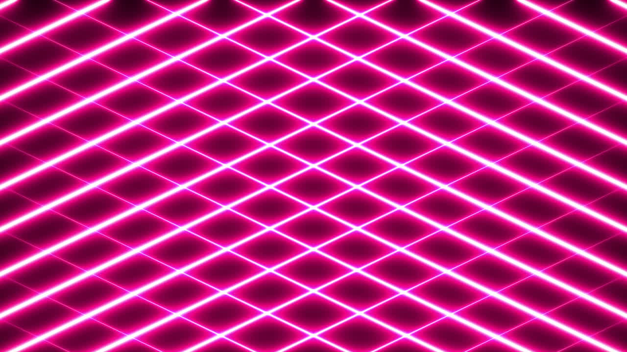 animación del texto de venta flash sobre líneas rojas de neón