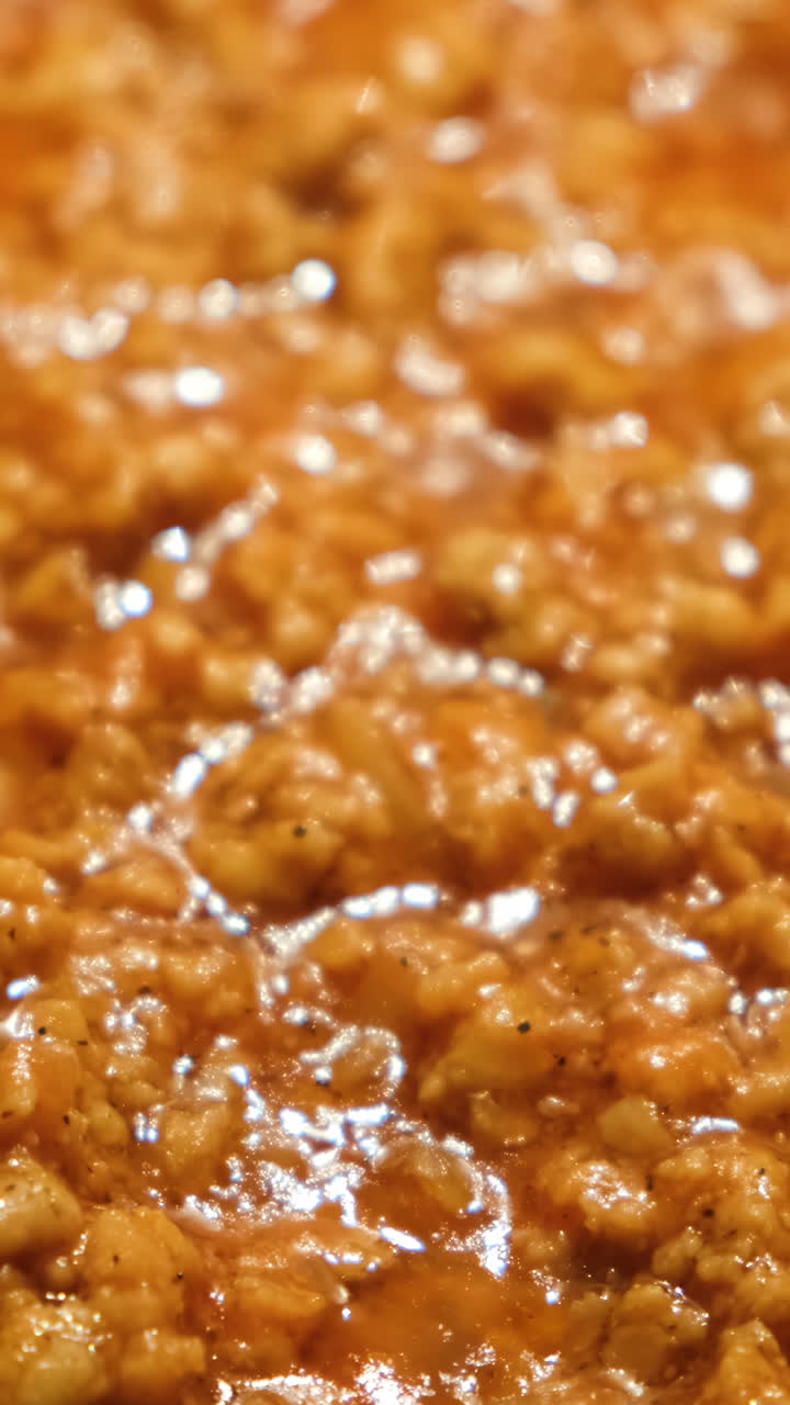 고기 요리를 요리하는 클로즈업