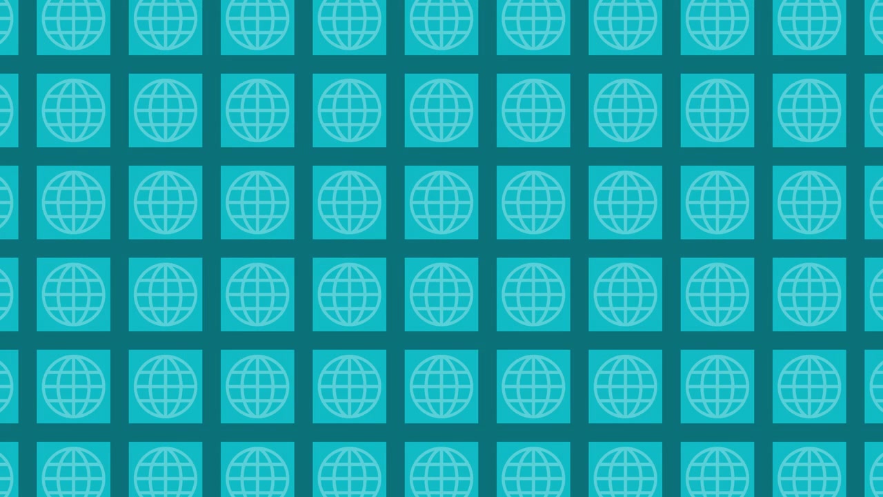 Abstract Pattern of Globes and Screens