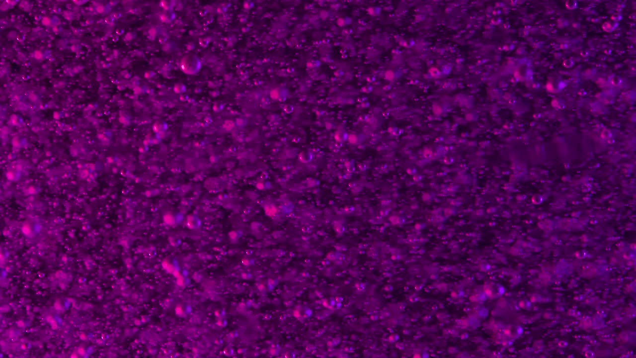 mezcla morada con burbujas y chisporroteos