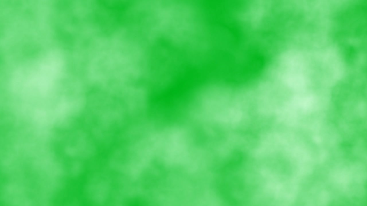 gráficos de movimiento de niebla nevada con fondo de pantalla verde