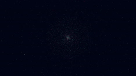 Kleine-Neonpunkte-Und-Weltraumstaub-In-Dunkler-Galaxie