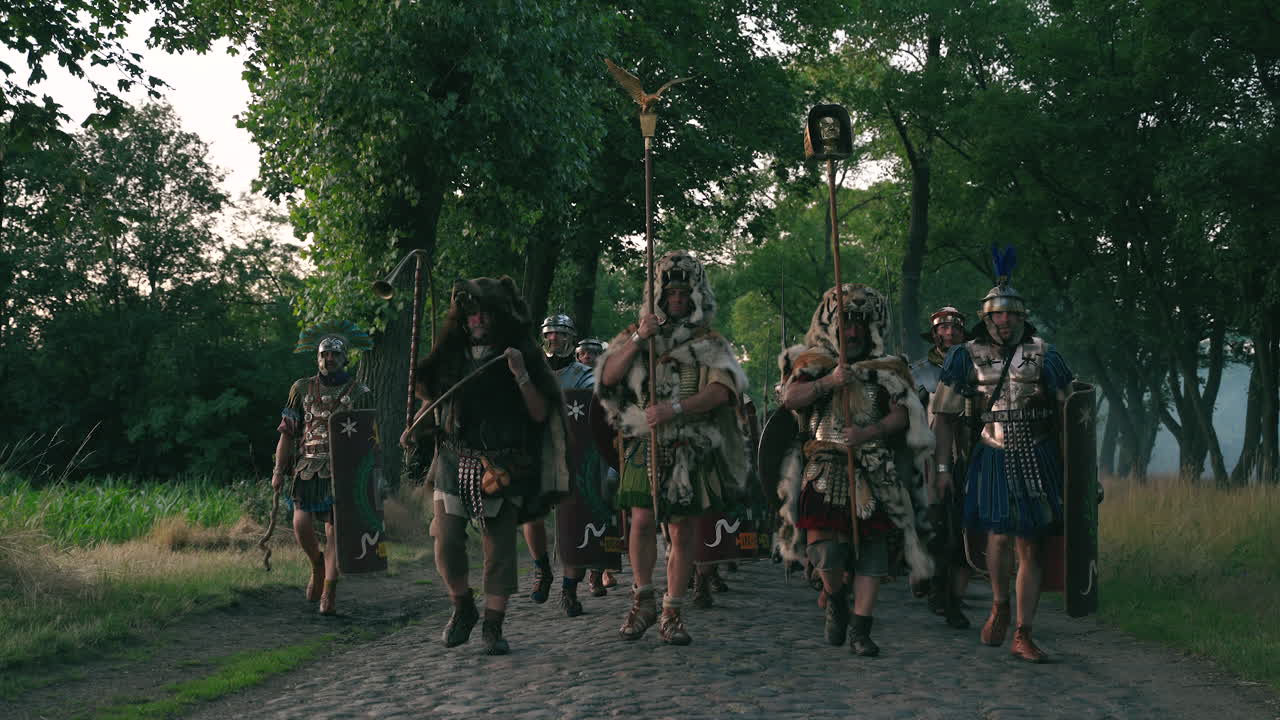 Roman Legion Marching