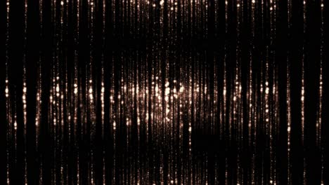 golden glitter particles plexus background 4k visual