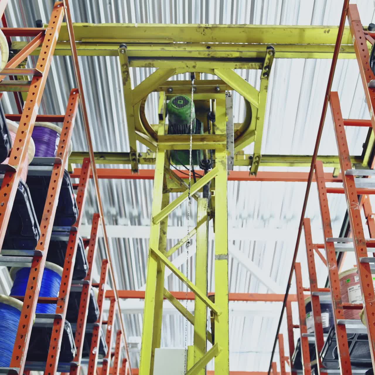 Warehouse automated industrial enterprise