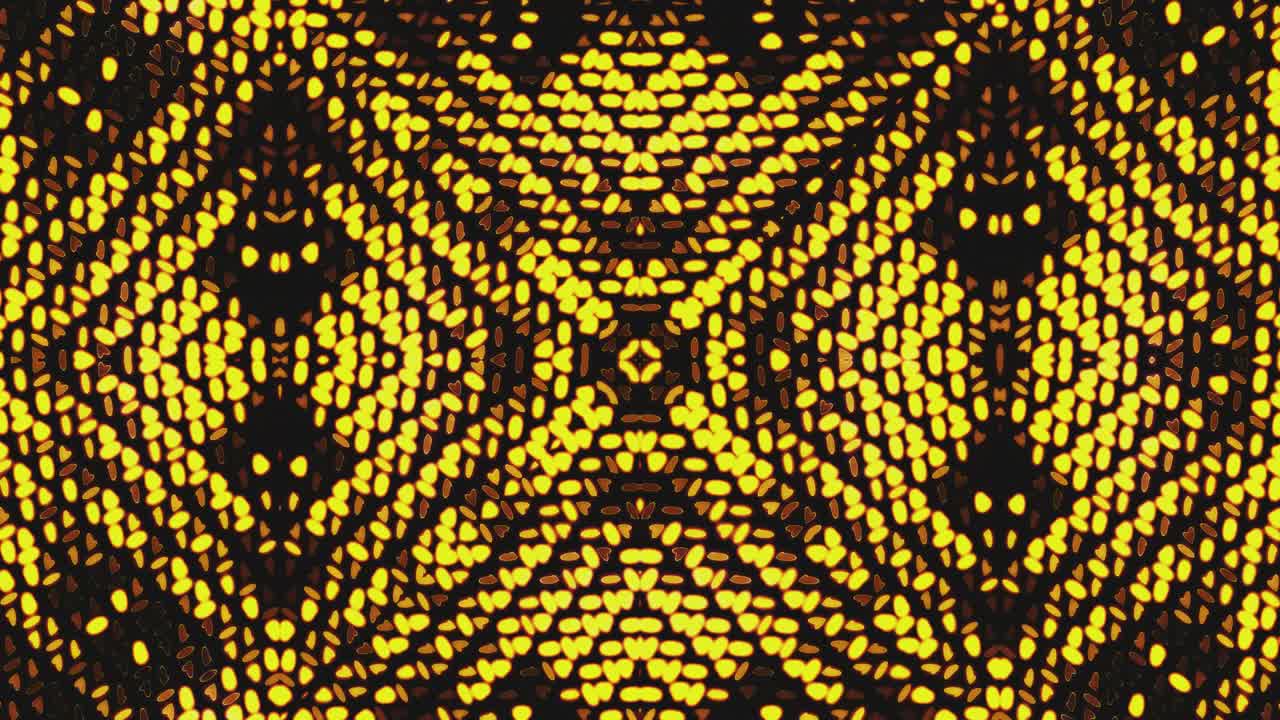 움직이는 칼레이도스코프: 4k 모션 그래픽