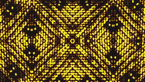 kaleidoscopio en movimiento. gráficos en movimiento de 4k
