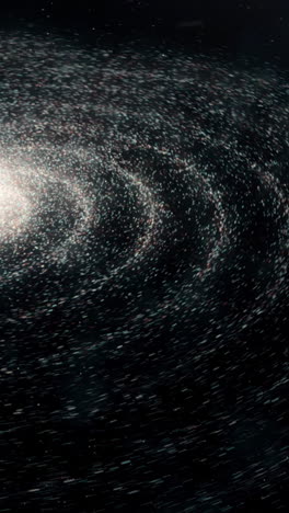 spiral galaxy in space