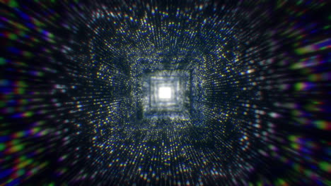 tecnología de red abstracta digital