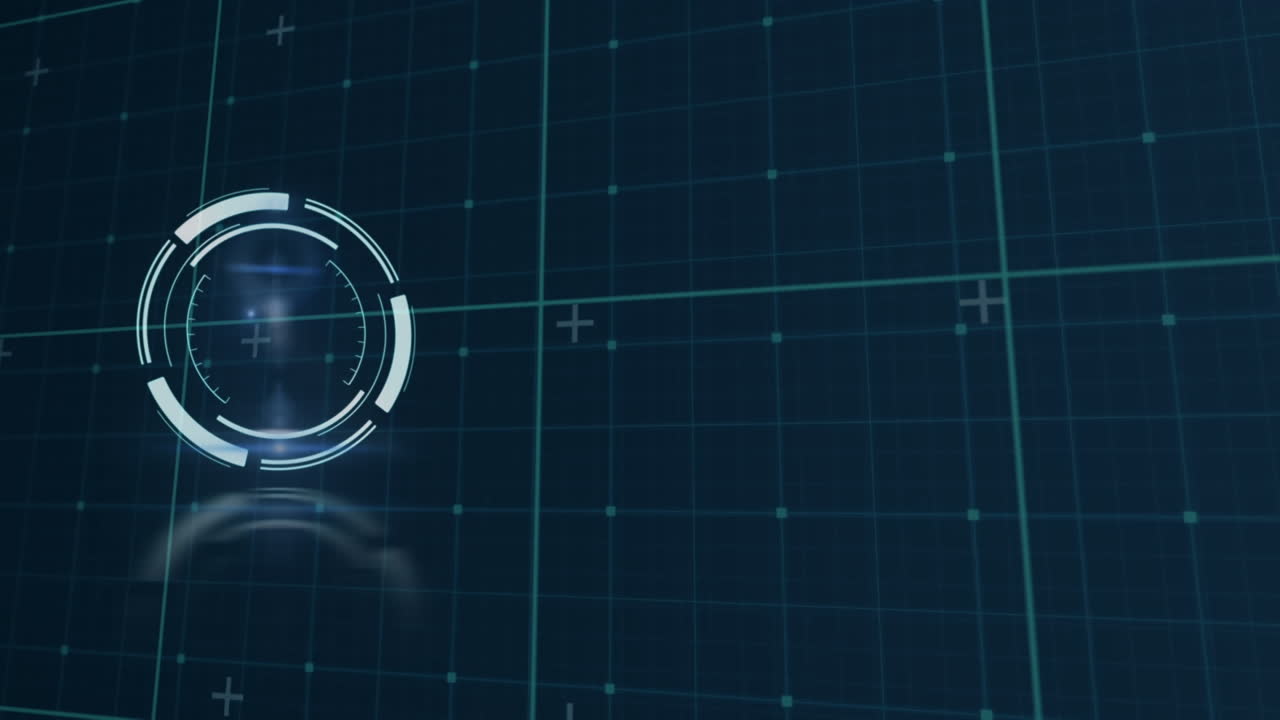 Animation of scope scanning over grid