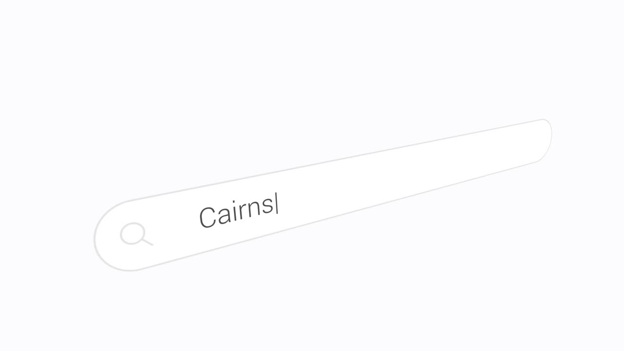 Indtaster Cairns i internetbrowseren - Nærbillede