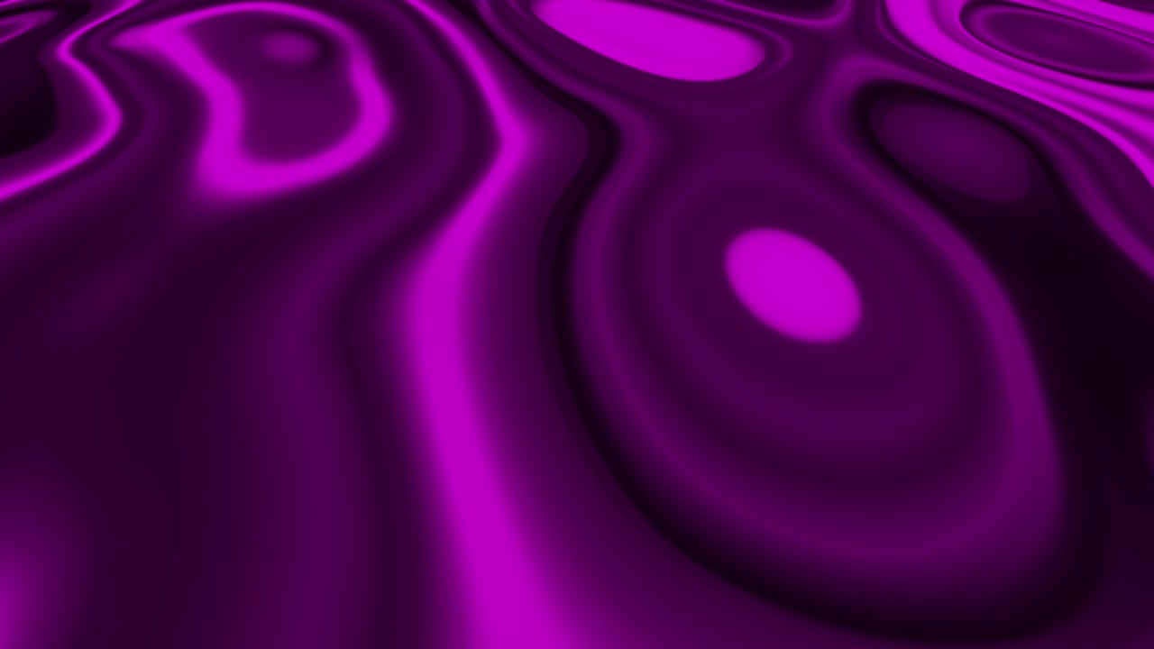 Fond abstrait ondulé liquide 3D de couleur violette. Fond animé liquide ondulé