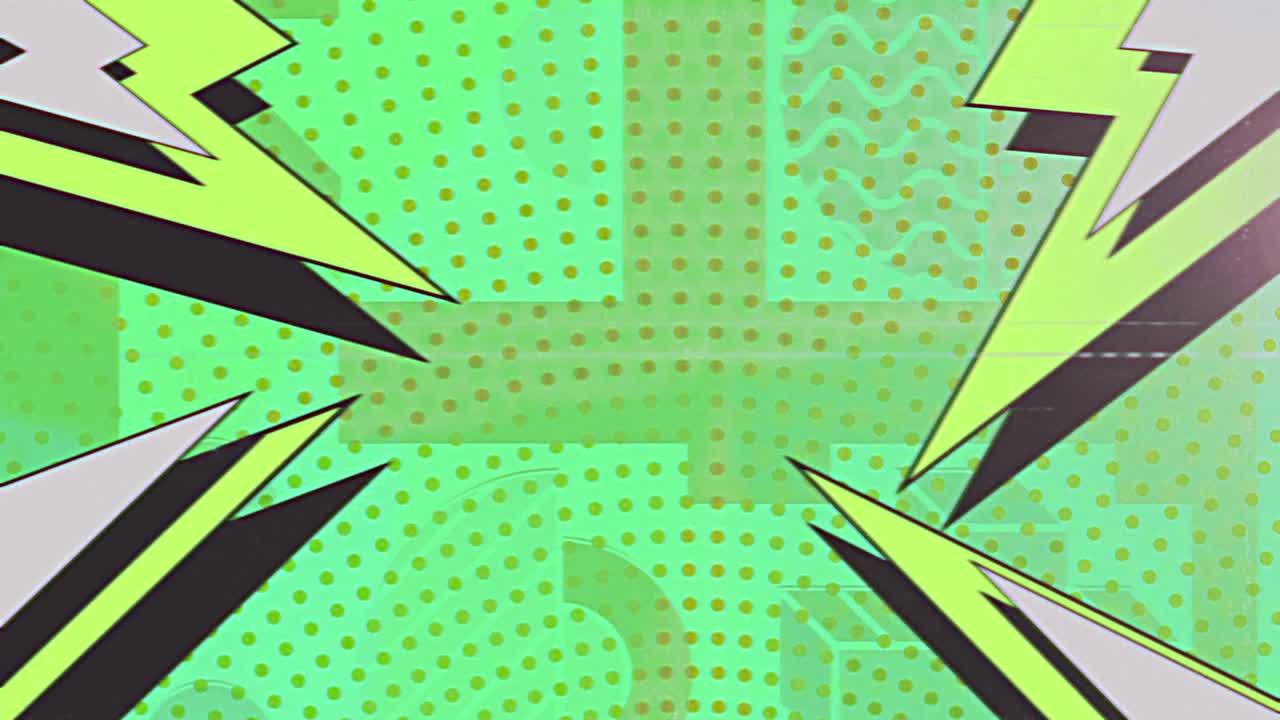 80s Pop Art Background Loop